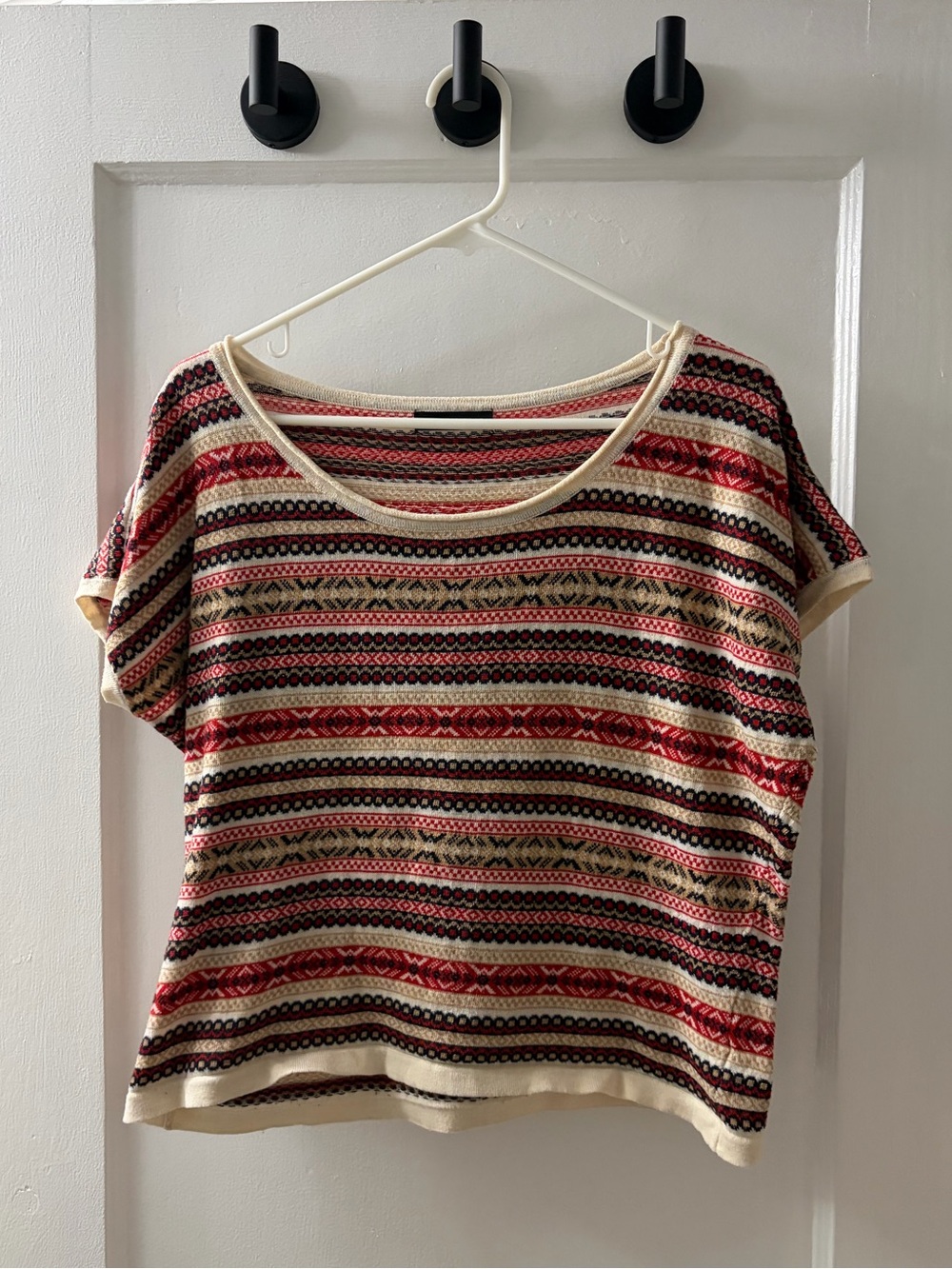 Patterned Knit Top